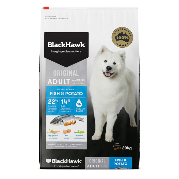 9338362001405_1.png Blackhawk Dog Fish & Potato 3kg